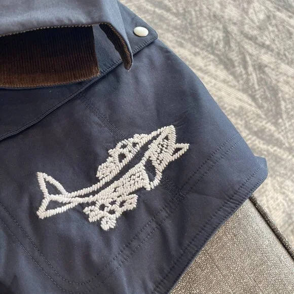 Sea New York NWOT Casual Clyde Barn Jacket in Blue - Picture 11 of 14